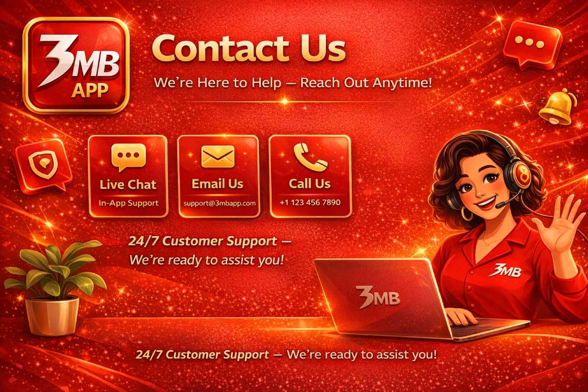 3MB App Contact Page: Help, Page Direction, and User Support